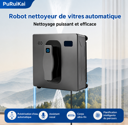 Robot nettoyeur de vitres carré