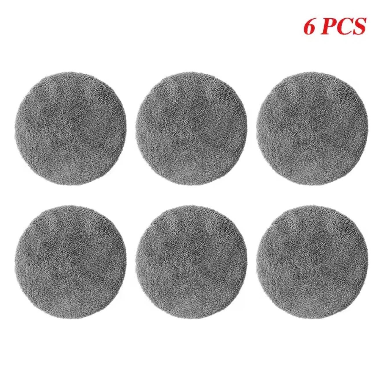 6 lingettes microfibres pour robot nettoyeur