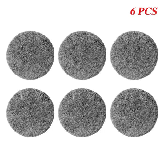 6 lingettes microfibres pour robot nettoyeur